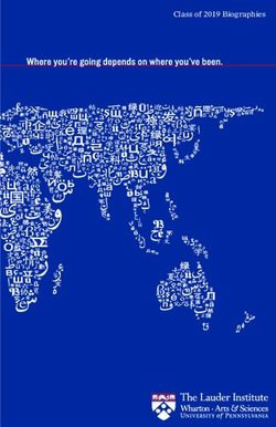 Class of 2019 Biographies - University of Pennsylvania