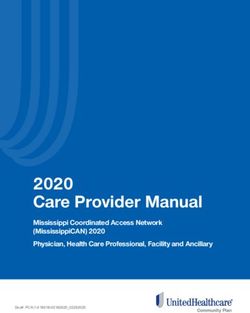 2020 Care Provider Manual - Mississippi Coordinated Access Network (MississippiCAN) 2020 Physician, Health Care Professional, Facility and ...