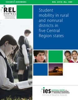 Student mobility in rural and nonrural districts in five Central Region states - ISSUES &ANSWERS