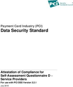Data Security Standard - Payment Card Industry (PCI) - Attestation of Compliance for Self-Assessment Questionnaire D - Service Providers - SiteSpect