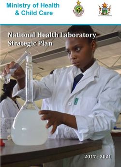 National Health Laboratory Strategic Plan - Ministry of Health & Child Care 2017 - 2021 - UNICEF