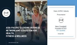ASIA-PACIFIC'S LEADING BUSINESS NETWORK AND ECOSYSTEM FOR HEALTH, FITNESS & WELLNESS