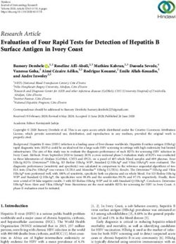 Evaluation of Four Rapid Tests for Detection of Hepatitis B Surface Antigen in Ivory Coast