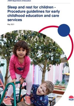 Sleep and rest for children - Procedure guidelines for early childhood education and care services - | NSW Department of Education - Procedure ...