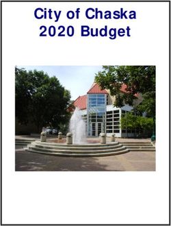 City of Chaska 2020 Budget - Chaska, MN