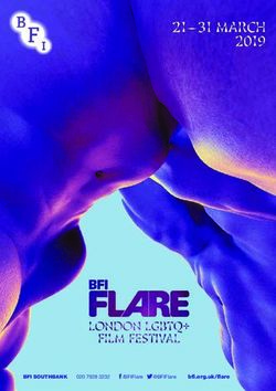 BFI SOUTHBANK bfi.org.uk/flare