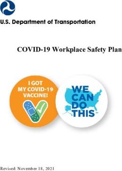 COVID 19 Workplace Safety Plan Revised November 18 2021