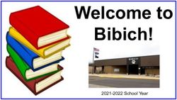 Welcome to Bibich! 2021-2022 School Year