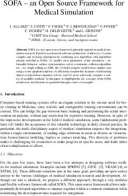 SOFA - an Open Source Framework for Medical Simulation