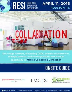 ONSITE GUIDE - APRIL 11, 2016 HOUSTON, TX