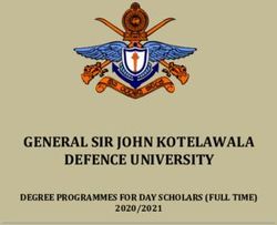 General Sir John Kotelawala Defence University Degree Programmes For