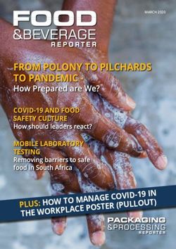 THE WORKPLACE POSTER (PULLOUT) - MARCH 2020