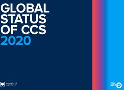 GLOBAL STATUS OF CCS 2020 - Global CCS Institute