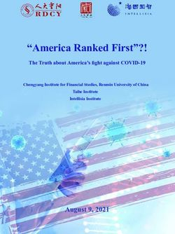 "America Ranked First - August 9, 2021 - The Truth about America's fight against COVID-19 - Chongyang Institute for Financial ...