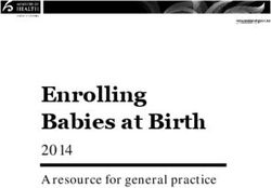 Enrolling Babies at Birth - 2014 A resource for general practice