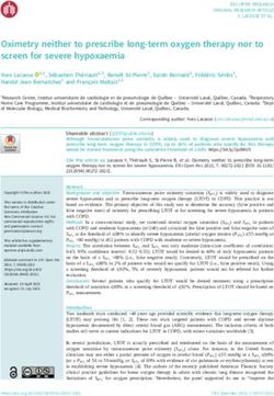Oximetry neither to prescribe long-term oxygen therapy nor to screen for severe hypoxaemia