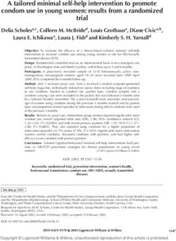 A tailored minimal self-help intervention to promote condom use in young women: results from a randomized trial
