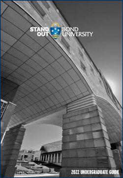 2022 UNDERGRADUATE GUIDE - Bond University
