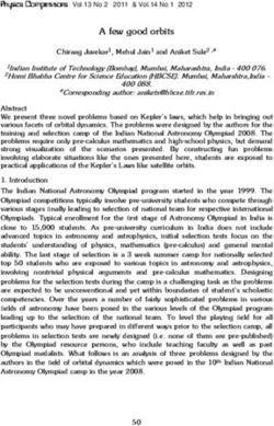 A few good orbits - IPN Kiel