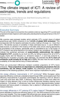 The climate impact of ICT: A review of estimates, trends and regulations - arXiv