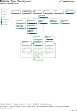Diabetes - Type 1 Management - Hawkes Bay District Health Board