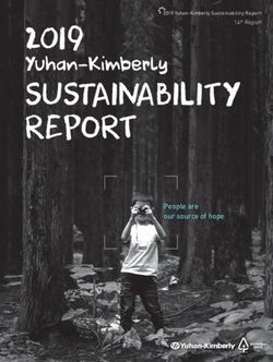 People are our source of hope - 2019 Yuhan-Kimberly Sustainability Report 14th Report
