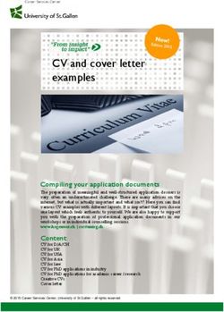 CV and cover letter examples - Compiling your application documents