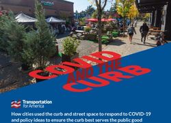 How cities used the curb and street space to respond to COVID-19 and policy ideas to ensure the curb best serves the public good