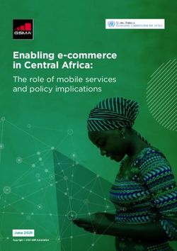 Enabling e-commerce in Central Africa: The role of mobile services and policy implications - GSMA