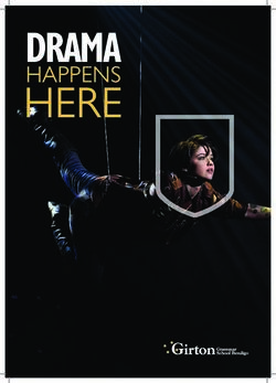 DRAMA HERE HAPPENS - Girton Grammar School