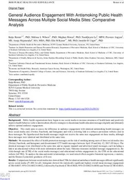 General Audience Engagement With Antismoking Public Health Messages Across Multiple Social Media Sites: Comparative Analysis - JMIR Public Health ...