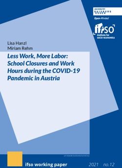 Less Work, More Labor: School Closures and Work Hours during the COVID-19 Pandemic in Austria - Lisa Hanzl Miriam Rehm - Uni-DUE