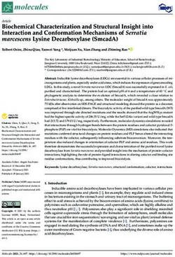 Biochemical Characterization And Structural Insight Into Interaction