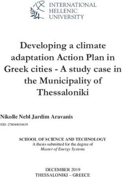 Developing a climate adaptation Action Plan in Greek cities - A study case in the Municipality of Thessaloniki