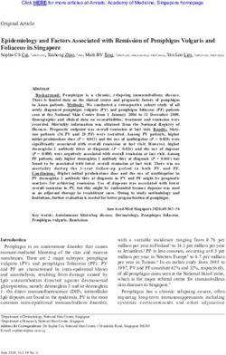 Epidemiology and Factors Associated with Remission of Pemphigus Vulgaris and Foliaceus in Singapore
