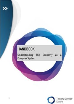HANDBOOK: Understanding The Economy as a Complex System - Thinking Circular