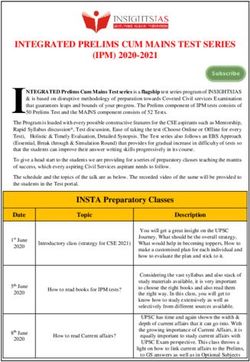 INTEGRATED PRELIMS CUM MAINS TEST SERIES IPM Insights