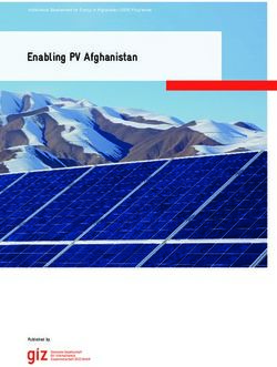 Enabling PV Afghanistan - Bundesverband Solarwirtschaft eV