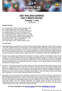2021 ROLAND GARROS DAY 3 MEN'S NOTES - Tuesday 1 June - ITF Tennis