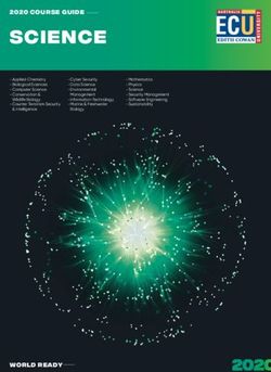 Science 2020 Course Guide - ECU AUSTRALIA