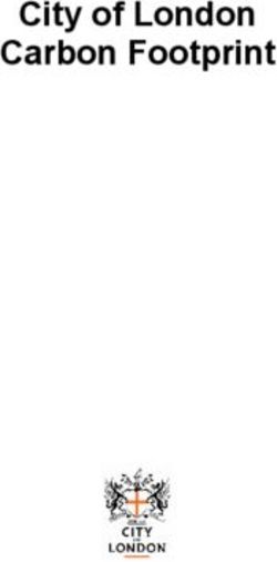 City of London Carbon Footprint