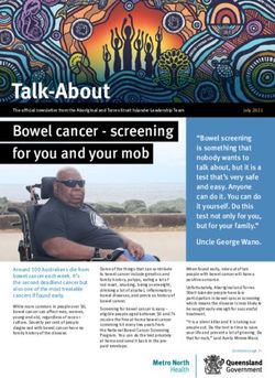 Bowel cancer - screening for you and your mob