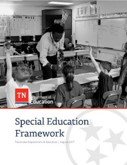 Tennessee Department of Education | August 2017 - TASP