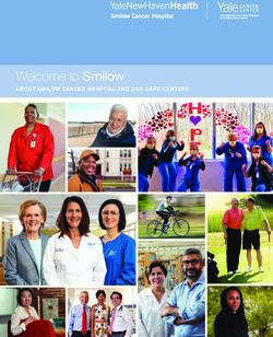 Welcome to Smilow ABOUT SMILOW CANCER HOSPITAL AND OUR CARE CENTERS