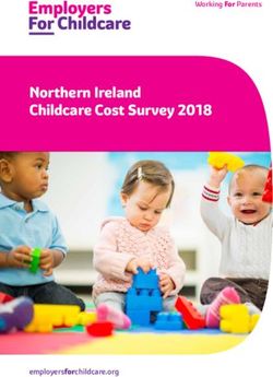 Northern Ireland Childcare Cost Survey 2018 - Working For Parents - Family Support NI