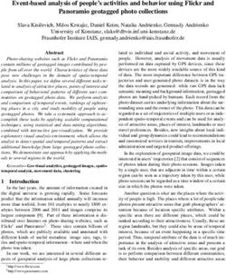 Event-based analysis of people's activities and behavior using Flickr and Panoramio geotagged photo collections