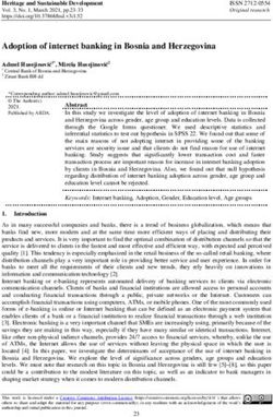 Adoption of internet banking in Bosnia and Herzegovina