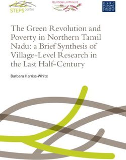 The Green Revolution and Poverty in Northern Tamil Nadu: a Brief Synthesis of Village-Level Research in the Last Half-Century - Barbara Harriss-White