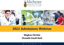 2022 Admissions Webinar - Meghan Christie Chanelle Small-Reid The Michener Institute