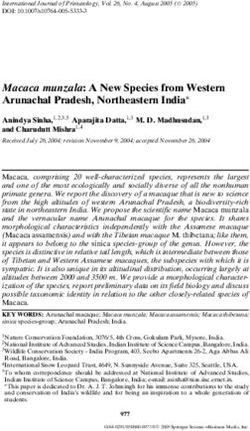 Macaca munzala: A New Species from Western Arunachal Pradesh, Northeastern India